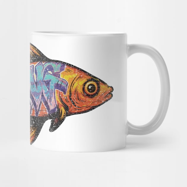 Wrong Graffiti Fish – Vintage Streetwear by Wrongteeshirt